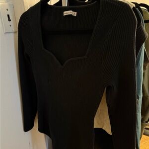 Abercrombie & Fitch Long-Sleeve Sweetheart
Sweater Bodysuit